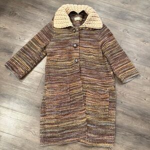 Anthropologie Charlie & Robin Otono Coat Size Large
